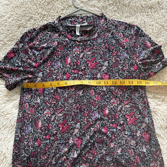 BCBGeneration Red and White Mock Neck Mini Dress - Picture 5 of 6